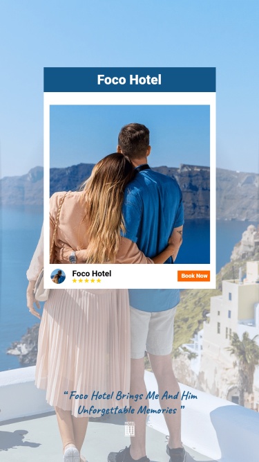 Creative Couple Photo Interface Simulation Instagram Story