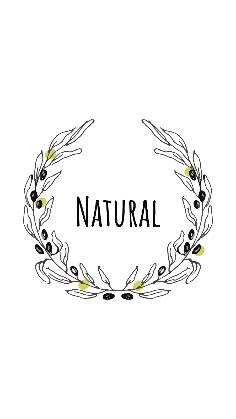 Literary Hand Painted Leaves Simple Text Natural Instagram Highlight