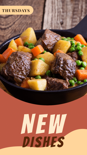 Delicious Food Record New Dishes Simple Fashion Style Instagram Story预览效果