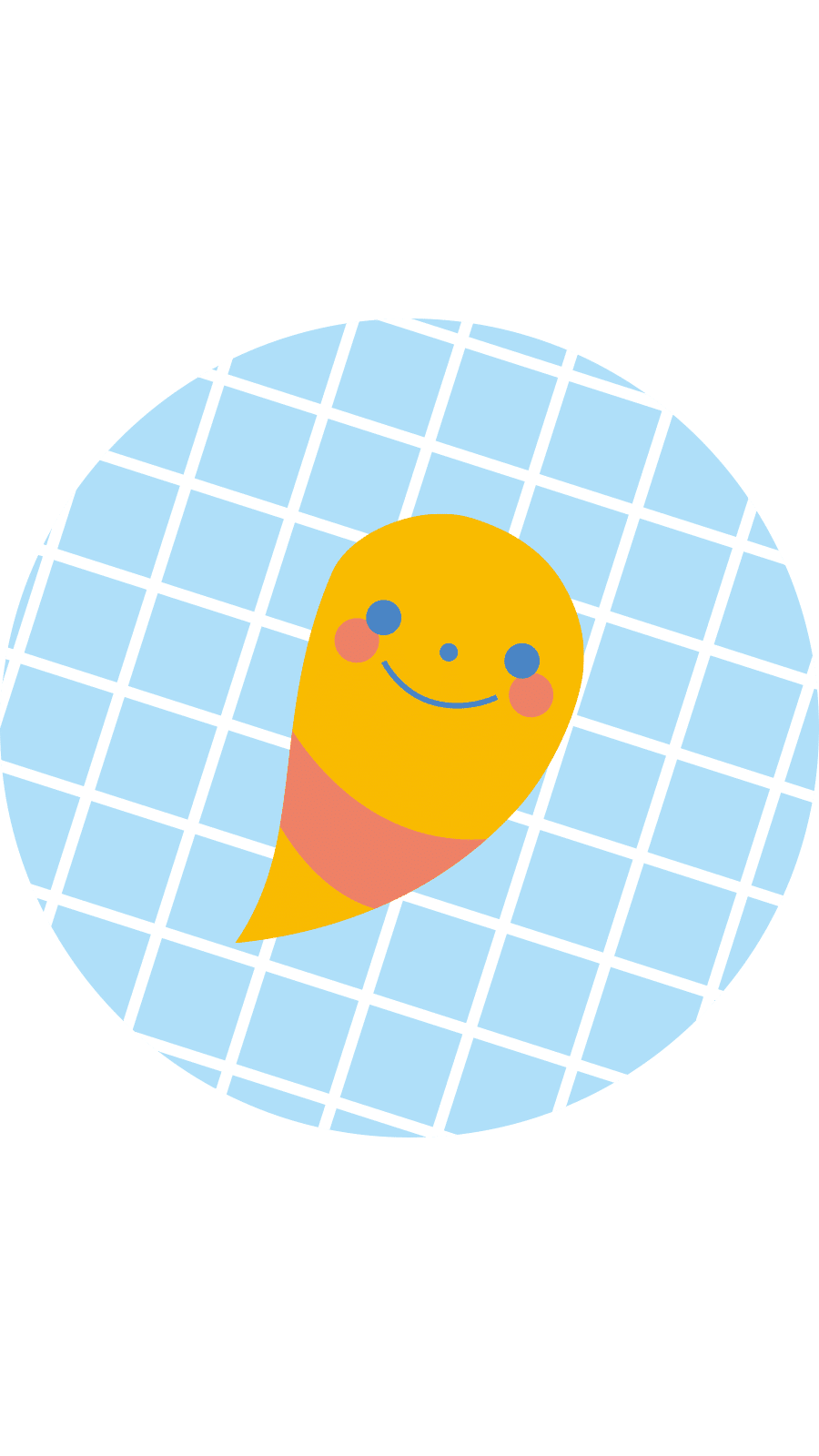 Grid Background Cute Cartoon Icon Art Illustration Instagram Highlight