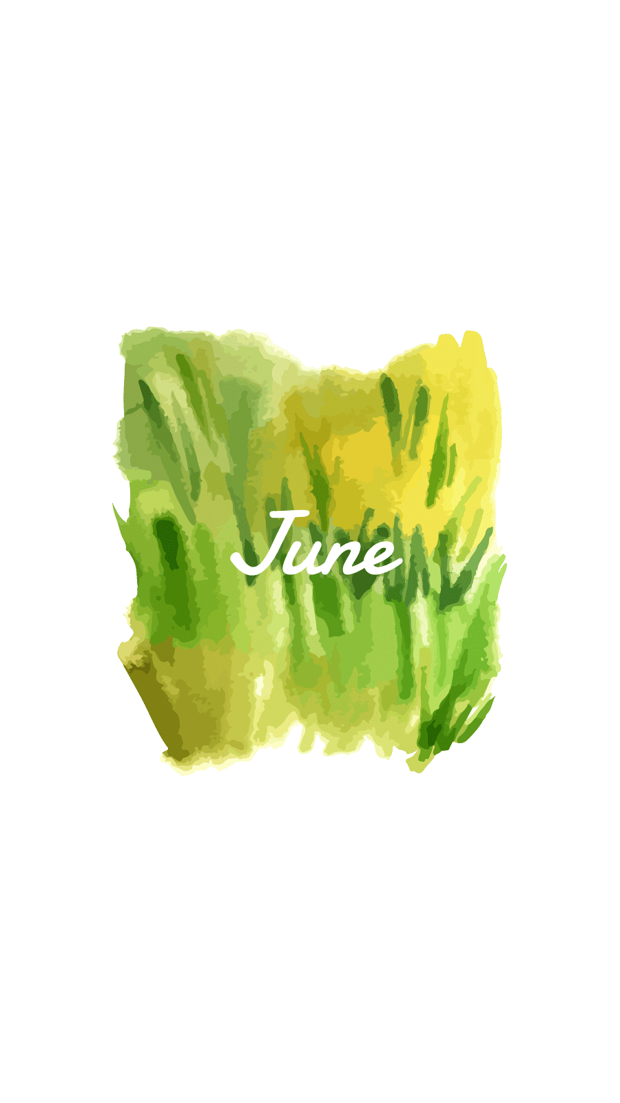 Month June Picture Simple Hand-painted Fashion Style Instagram Highlight