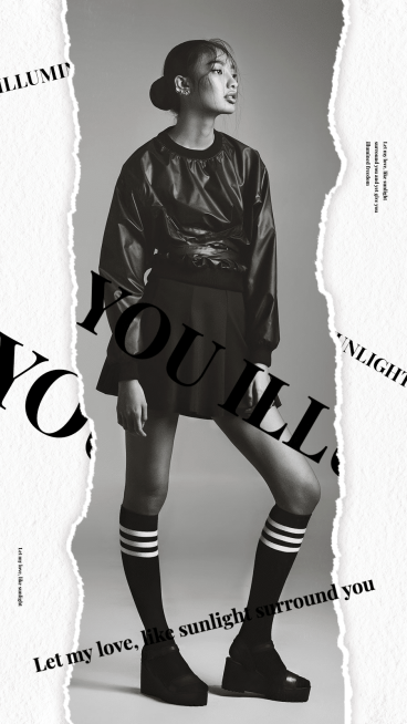 Fashion Paper Tear Frame Woman Personal Show Instagram Story预览效果