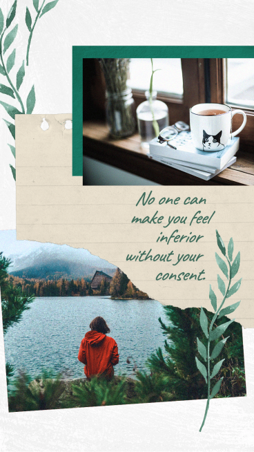 Retro Paper Tear Style Natural Scene Text Quotes Instagram Story预览效果