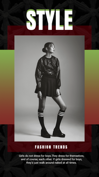 Fashion Women's Wear Display Instagram Story