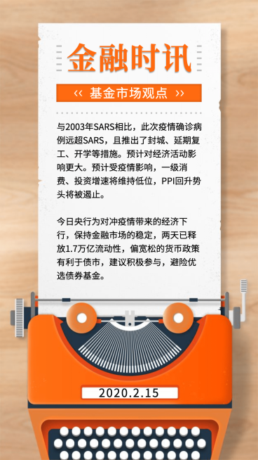 金融保险热点事件金融时讯基金新闻海报预览效果