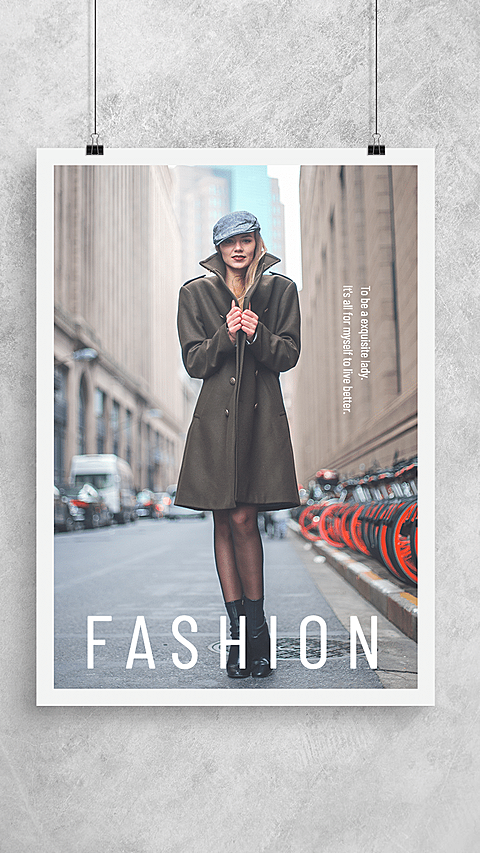 Simple Fashion Woman Personal Show Display Instagram Story