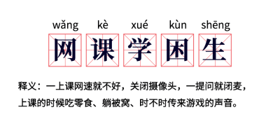 网课远程在线学习教育热词解析公众号首图
