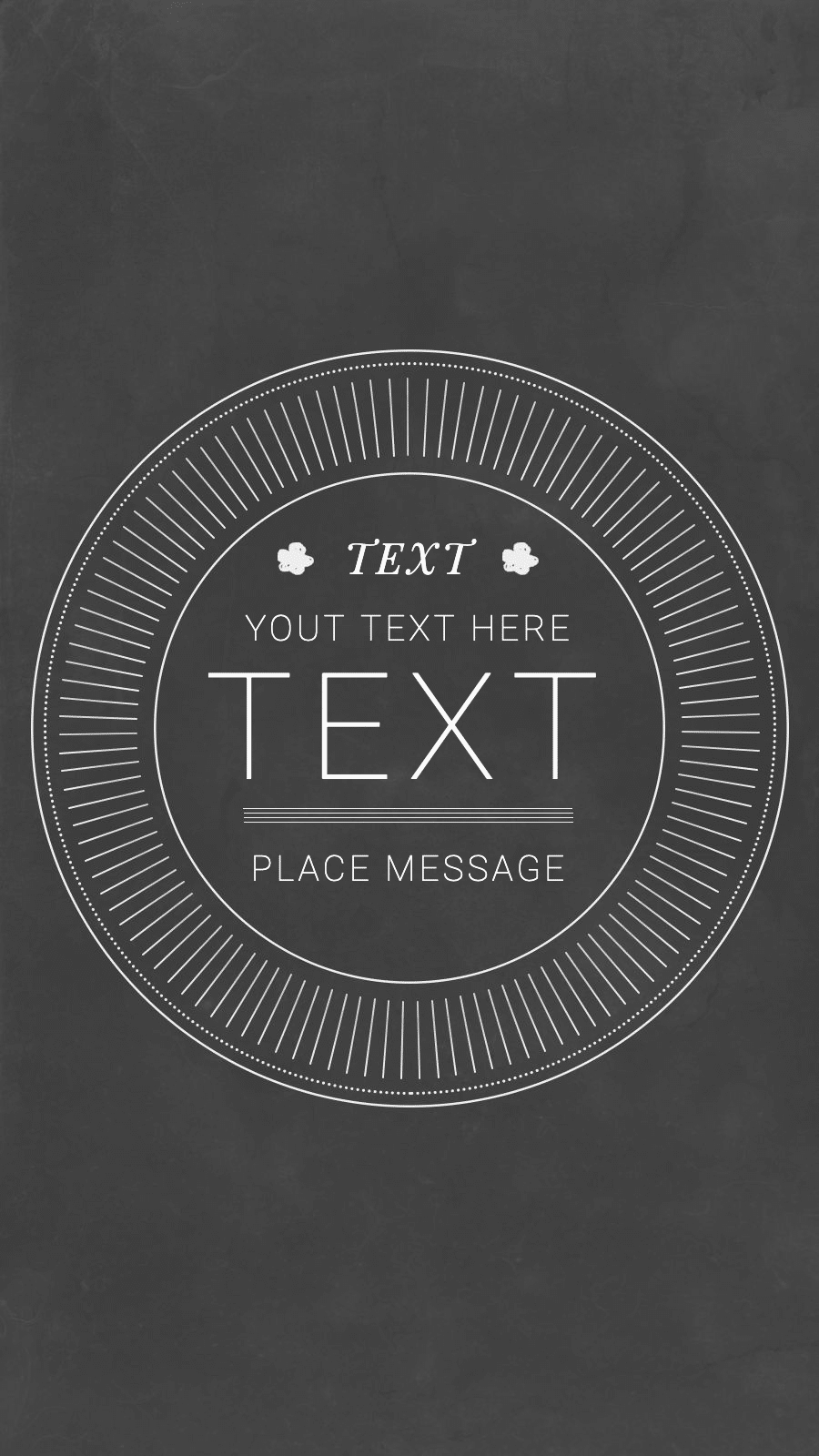 BlackBroad Background Circle Frame Simple Text Retro Fashion Style Instagram Highlight
