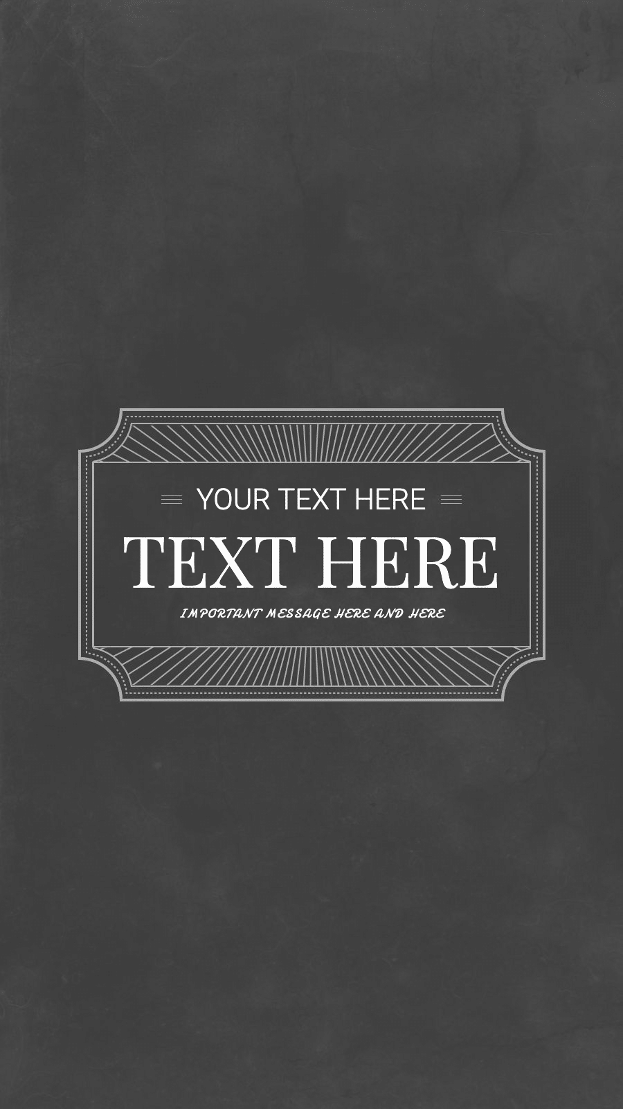 Blackboard Background Special Frame Text Simple Fashion Style Instagram Highlight