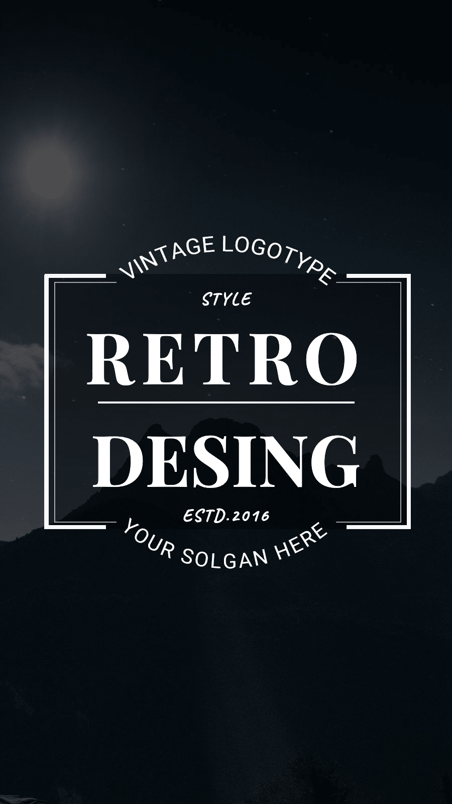 Real Scene Background Text Frame Simple Retro Fashion Style Instagram Highlight