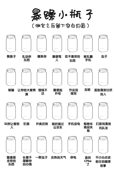 暴躁小瓶子涂鸦底图竖版文章配图预览效果