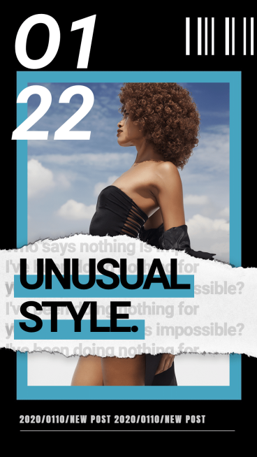 Fashion Woman Outfit Display Quotes Instagram Story预览效果