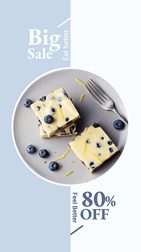 Blueberry Cheese Crackers Discount Sale Ecommerce Story
