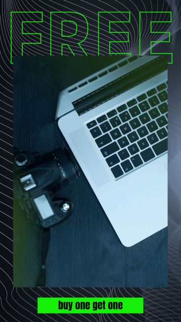 Creative Electronics Discount Promo Instagram Story预览效果