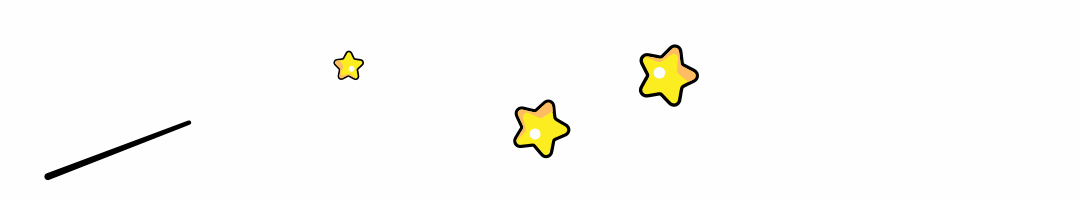 魔法棒小星星动态分割线预览效果
