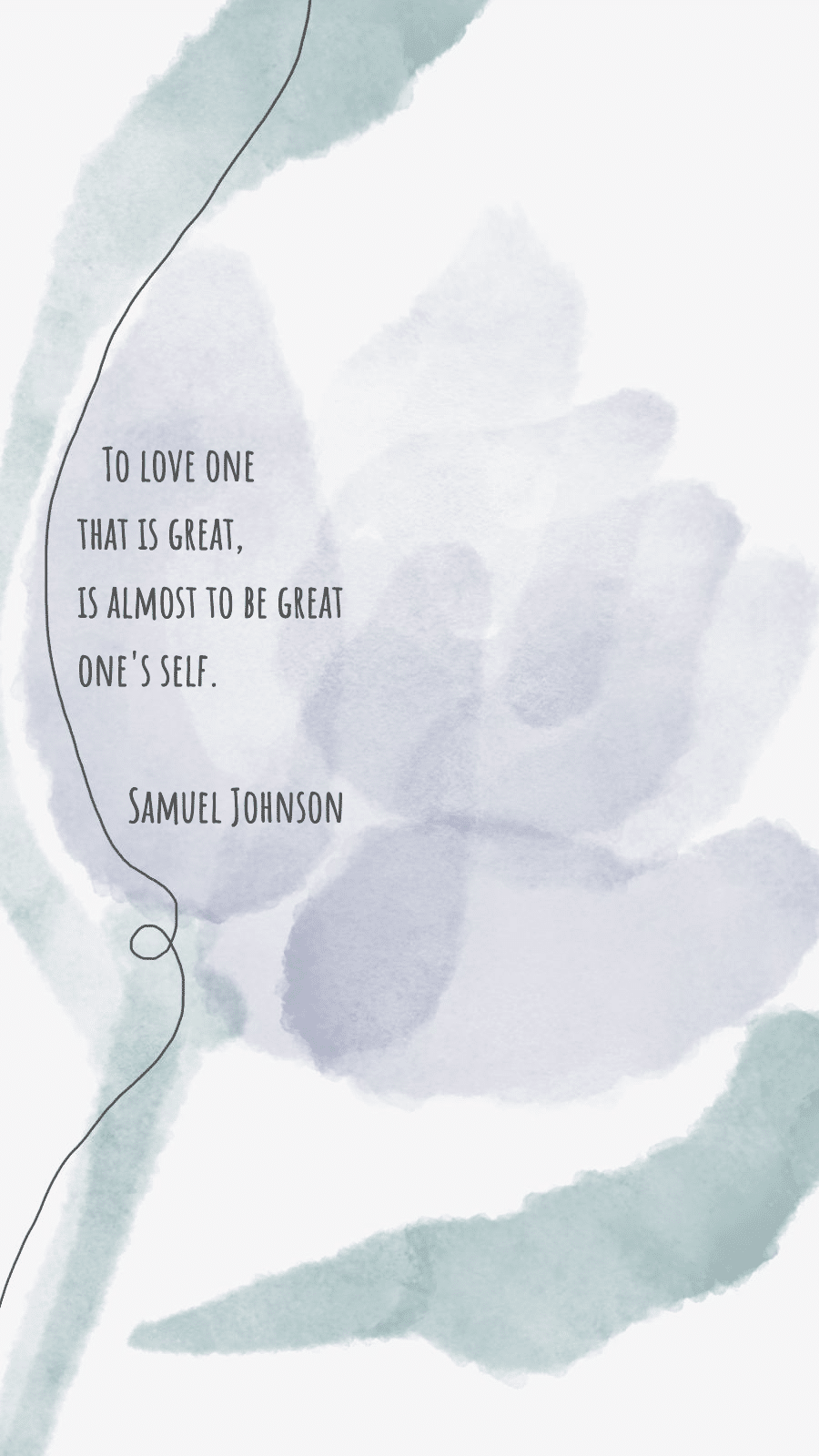 Simple Literary Hand Painted Line Watercolor Text Quotes Instagram Story预览效果