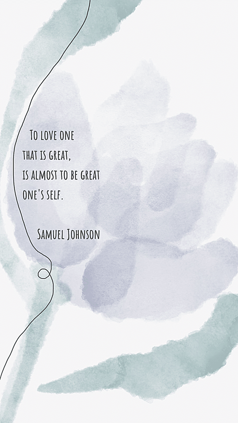 Simple Literary Hand Painted Line Watercolor Text Quotes Instagram Story