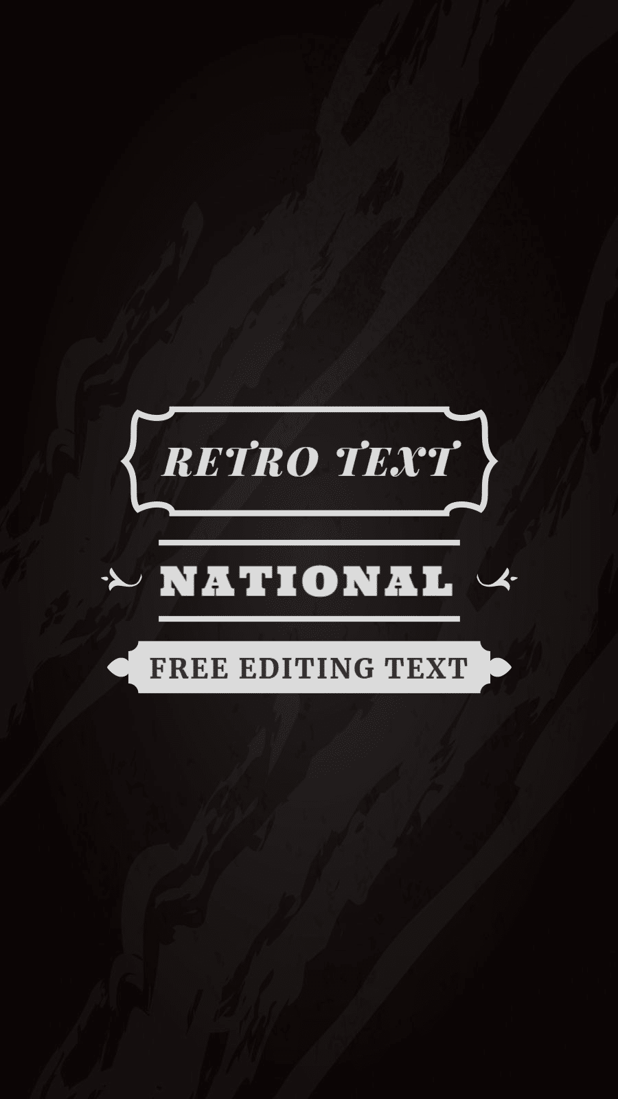 Retro Style White Line Element Simple Text Instagram Highlight