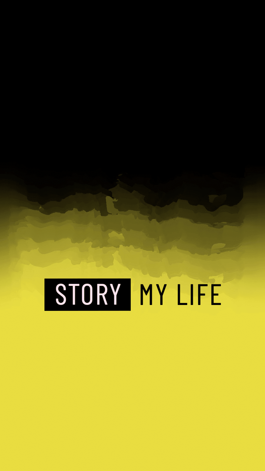 Simple Fashion Yellow Watercolor Brush Text Instagram Highlight