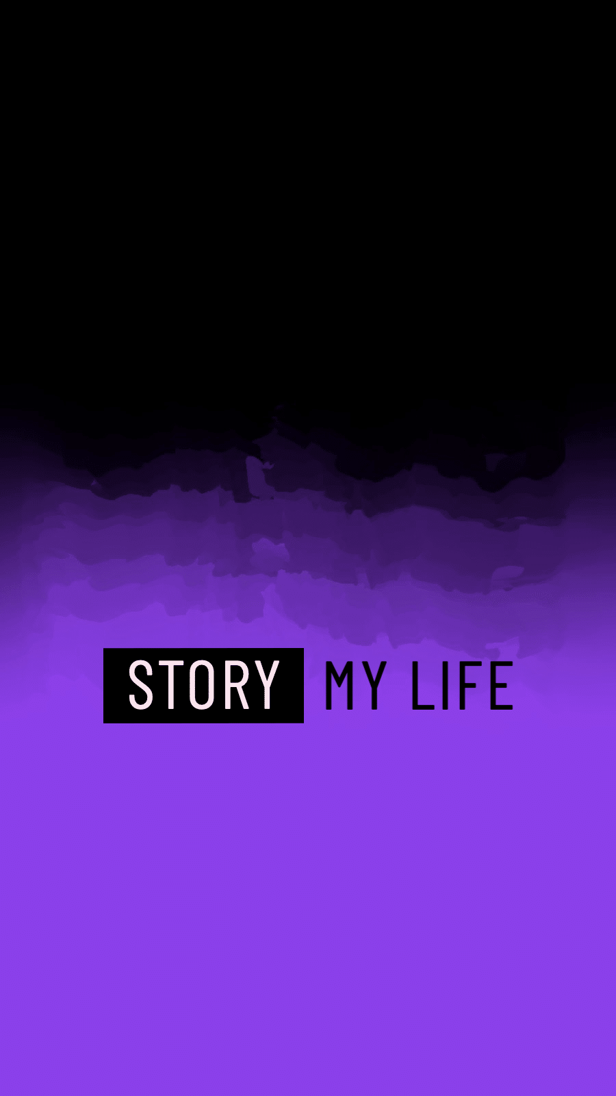 Simple Fashion Purple Neon Watercolor Background Instagram Highlight