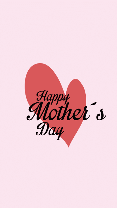 Cute Hand Painted Star Heart Shape Mother's Day Greeting Text nstagram Highlight 