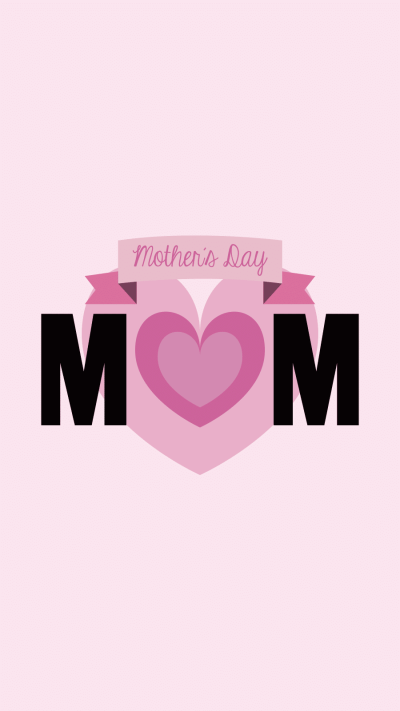 Creative Pink Love Star shape Mother's day Greeting nstagram Highlight 
