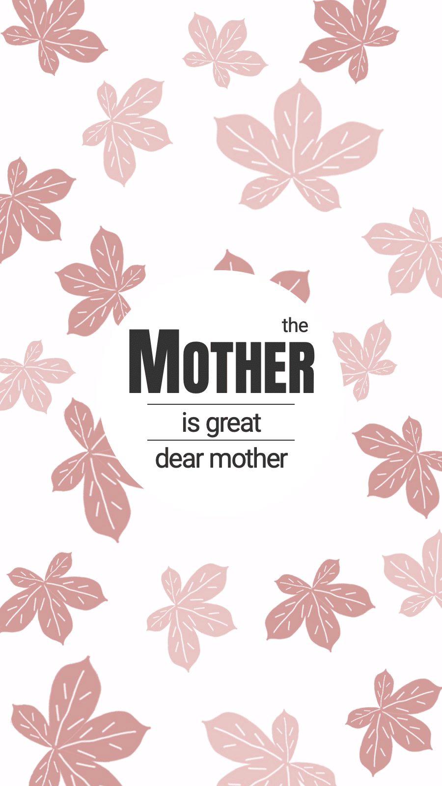 Fresh Leaves Decorate Happy Mother's Day Instagram Highlight