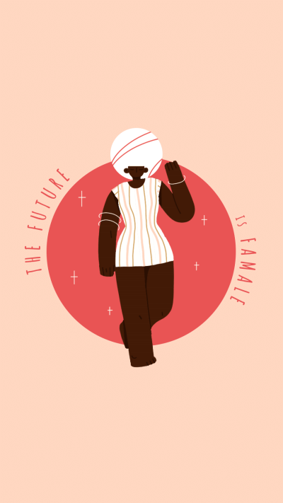 Mother's Day Black Woman Illustration Icon Instagram Highlight