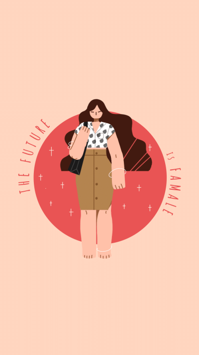Mother's Day Handbag Woman Illustration Icon Instagram Highlight