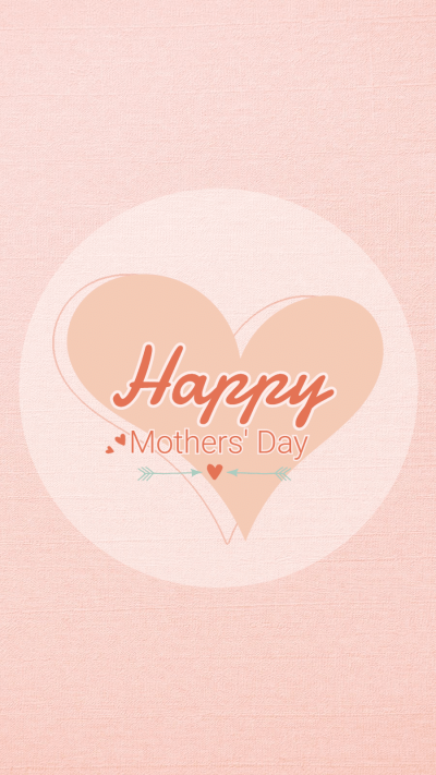 Cute Style Arrow Element Mother’s Day Pink Background Love Shape Text Instagram Highlight