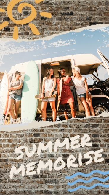 Literary Girls Friendship Summer Memorise Record Instagran Story预览效果