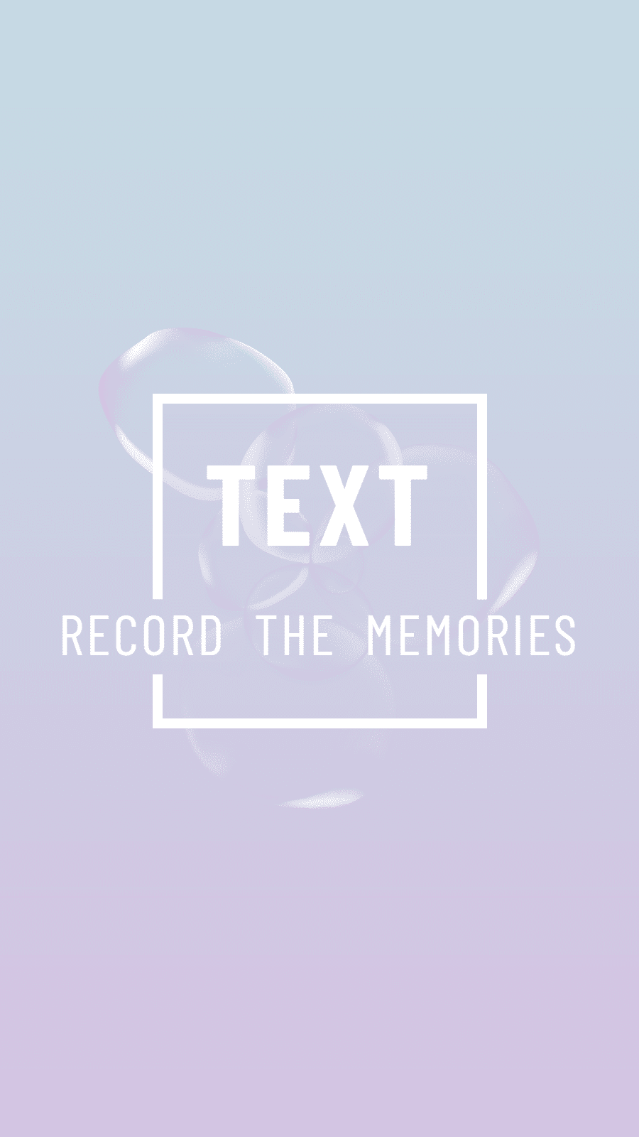 Minimalist Bubble Element Square Frame Simple Text Instagram Highlight