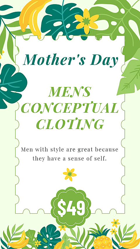 Simple Literary Mother's Day Clothing Promo Instagram Story
