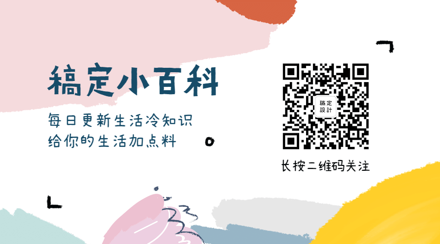 简约文艺色块扫码关注二维码预览效果