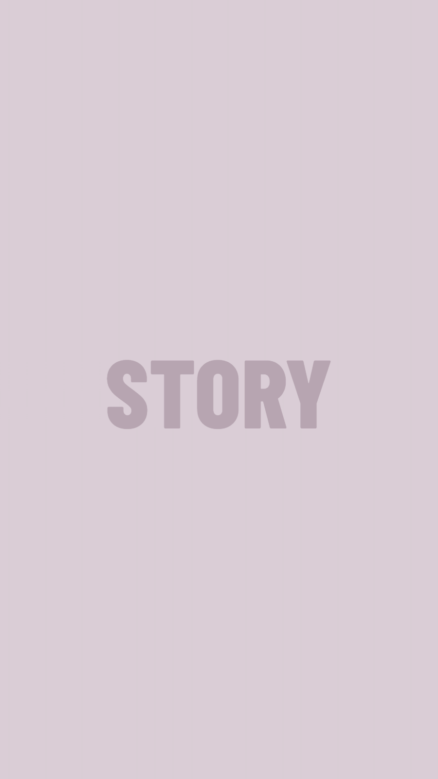Light Purple Background Simple Text Fashion Style Instagram Highlight