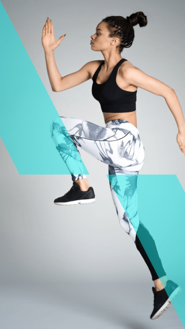 Woman Exercise Photo Sport Products Promotion Sale Simple Cool Style Instagram Story预览效果
