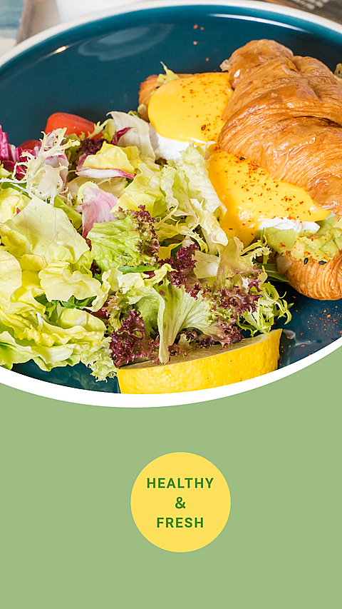 Exotic Cuisine Salad Fresh Fashion Style Poster Ecommerce Story