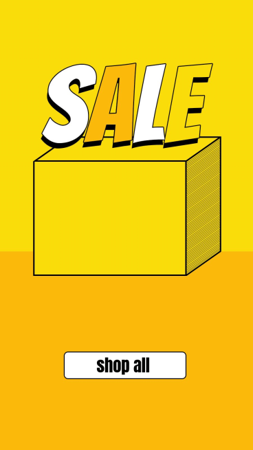 Yellow Retro Style Vintage Font Design Sale Announcement Ecommerce Story预览效果