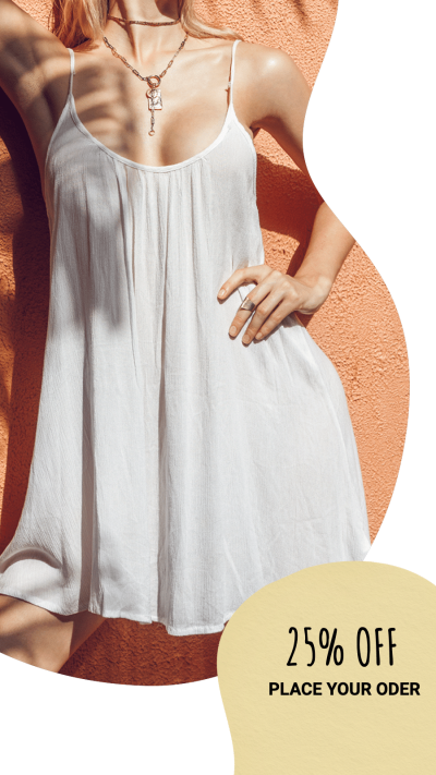 Women's Skirt Discount Sale Promo Ecommerce Story