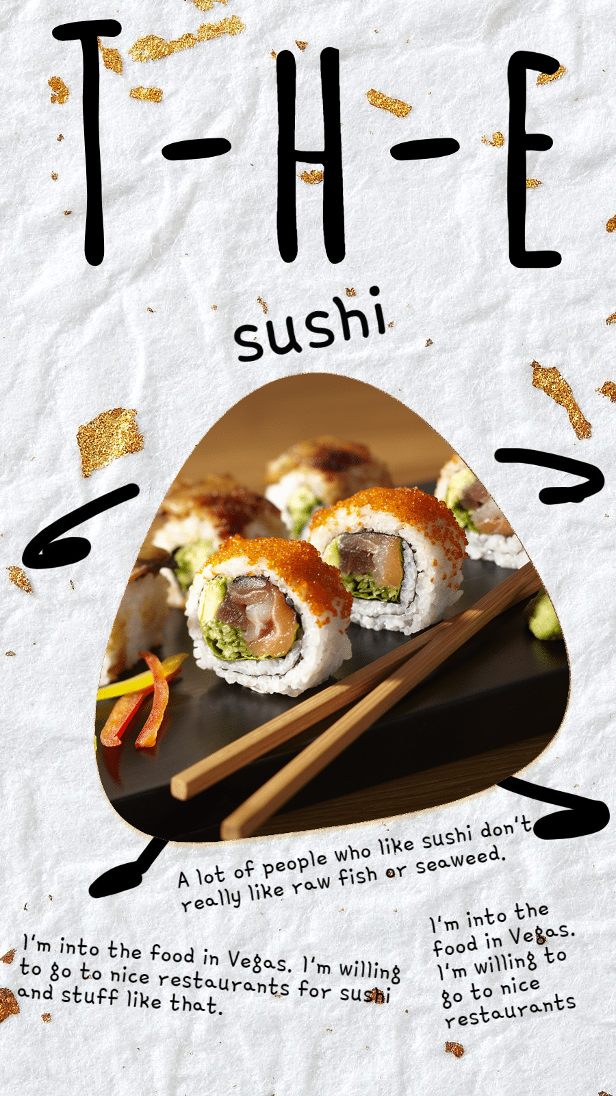 Literary Sushi Display Sharing Instagram Story预览效果