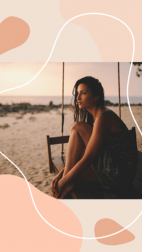 Literary Woman Travel Recors Display Instagram Story