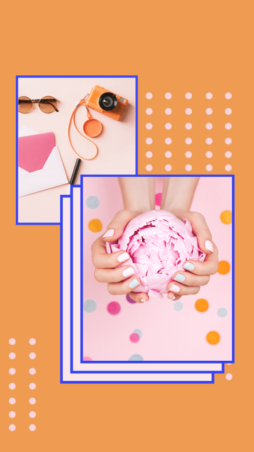 Simple Literary Multiple Pic Display Instagram Story预览效果
