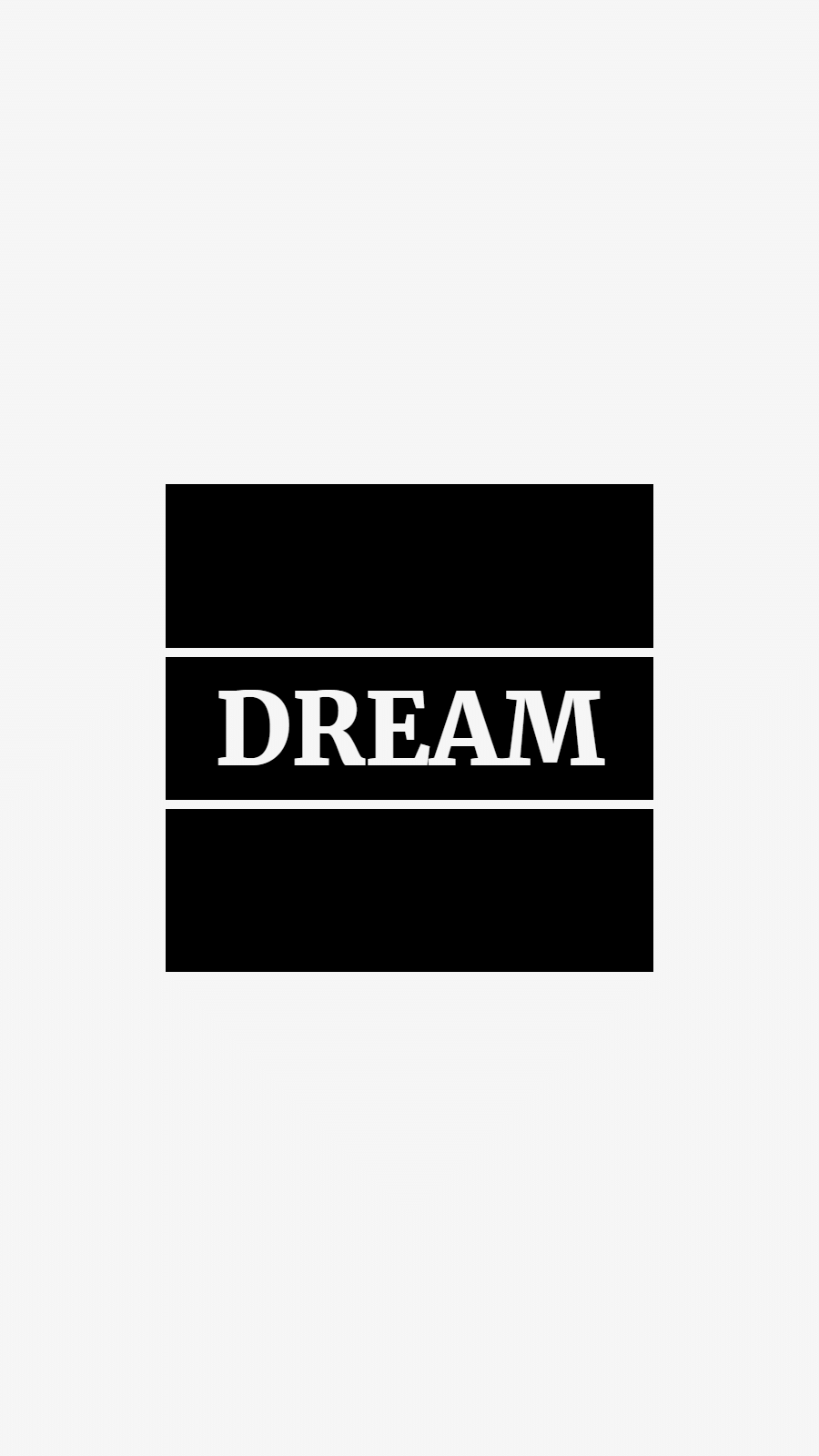 Minimalist Black Rectangle Element Simple Text Dream Instagram Highlight