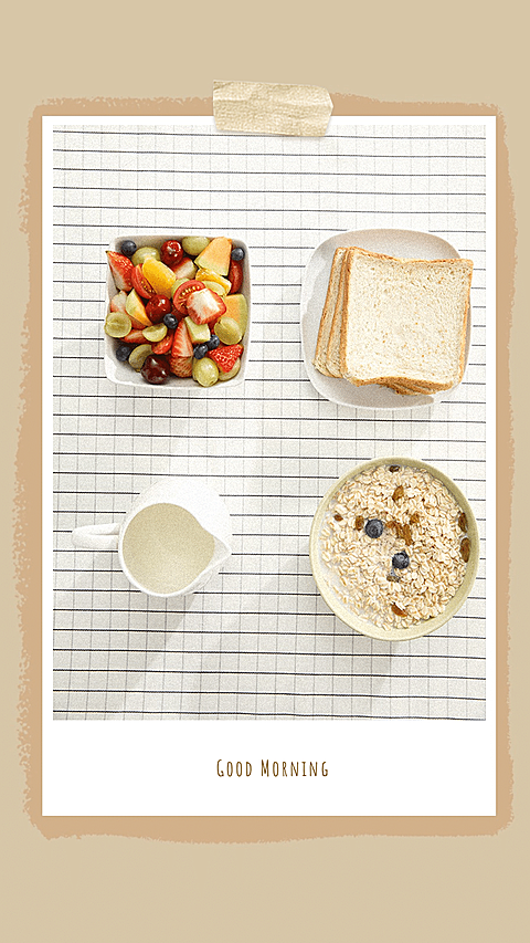 Breakfast Photo Life Sharing Art Simple Style Instagram Story