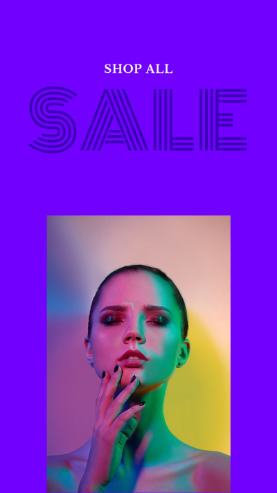 Simple Fashion Eyeshadow Discount Sale Instagram Story
