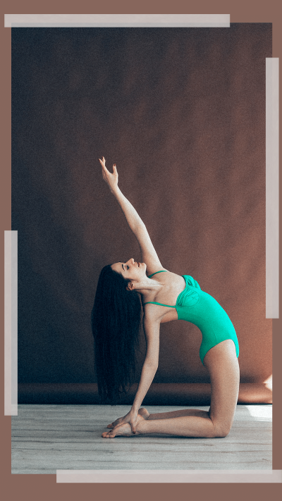 Simplicity Yoga Woman Personal Lifestyle Display Instagram Story