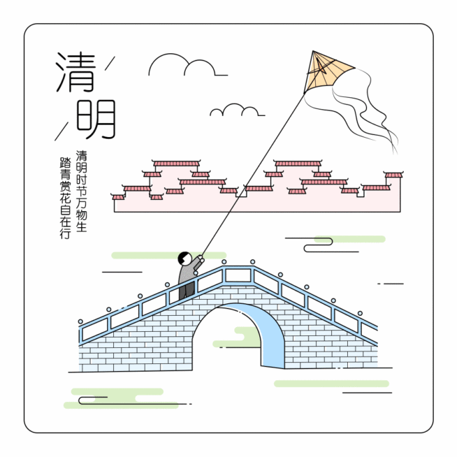 清明节踏青动态文章配图预览效果