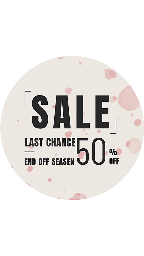 Watercolor Splashed Pattern Text Sale Instagram Highlight