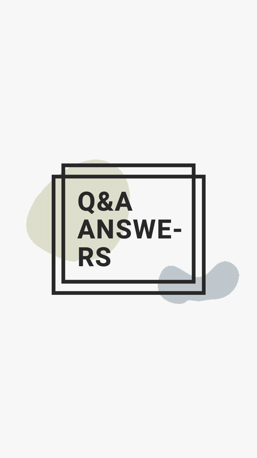 Simple Fashion Square Shape Text Answers Instagram Highlight
