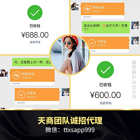四宫格多图营销晒单方形海报